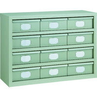 トラスコ中山 K型引出しユニット 854X609 K64W K64W NG(ネオグレー) 小型パーツケース 1台