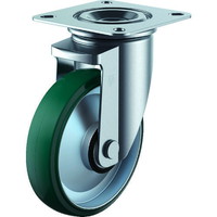 ユーエイキャスター プレート式ウレタンキャスター 1487578 PMS150UWBINJE46 プレート式ウレタン車 1個