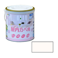 アサヒペン 水性インテリアカラー屋内カベ 0.7L Wピンク ホワイトピンク 1個 AP9017615 建物用塗料(水性)