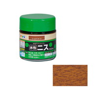 アサヒペン 水性ニス 100ML (ゴールデンオーク) 幅65×奥行65×高さ78mm 1個 AP901325 建物用塗料(水性)