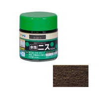 アサヒペン 水性ニス 100ML (ダークオーク) 幅65×奥行65×高さ78mm 1個 AP901327 建物用塗料(水性)