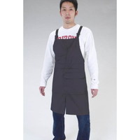 エプロン(作業用・ブラック) 76×83cm EA355AC6 1着