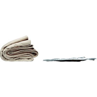 ミドリ安全 真空パック毛布 マイクロファイバー毛布 MFBLANKETMF2 防災用毛布・寝袋・アルミシート 1枚