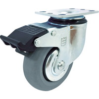 サムソンキャスター 高弾性ゴムキャスター 8358125 TP504001MIRTGSWB キャスター・ストッパー用品(その他) 1個