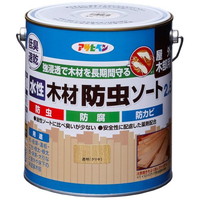 アサヒペン 水性木材防虫ソート 2.5L クリヤ 1個 9018799 建物用塗料(油性)