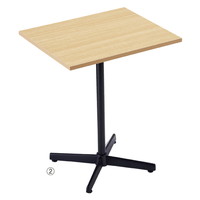 店研創意(ストア・エキスプレス) カフェテーブル メラミンタイプ エクリュ