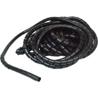 トラスコ中山 スパイラルチューブ10mTSP24BK TSP24BK 電線保護資材 1巻