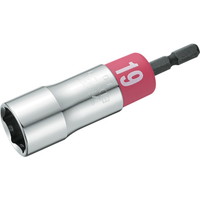 トップ工業 電動ドリル用アルファソケット 19mm EDX19 ソケットビット 1個