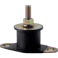 トラスコ中山 丸型防振ゴム 片座金タイプ 最大荷重490N TA704 防振材 1個