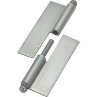 トラスコ中山 スチール製抜き差し蝶番 225W5030L 建築蝶番/丁番/ヒンジ 1組(2個入)