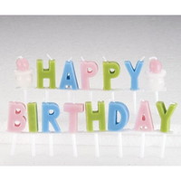 カメヤマ ハッピーバースデーキャンドル ギフト 1個 WNK9401 製菓用品