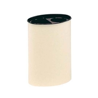 ぶんぶく インテリアボックス 分別タイプ楕円 アイボリー EXL51 766900 ロビー関連商品 1個