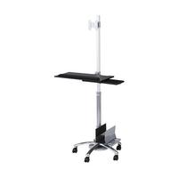 サンワサプライ キーボード台 CPUスタンド付き17型から24型対応 液晶モニタスタンド CRLAST9