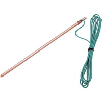 朝日電器 ELPA 丸型アース棒 ASB200N 電線/ケーブル 1個