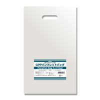シモジマ パンフレットバッグ A4 クリア 006995376 1箱(10セット)