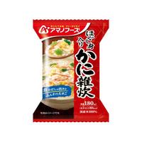 アマノフーズ ほぐし身入り かに雑炊 20.5g x4 4971334210549 レトルト食品(ごはん・リゾット・丼) 1箱(4個入)