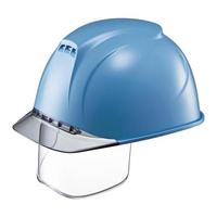 谷沢製作所 ヘルメット(通気孔/ワイドシールドレンズ付/青) 65934335