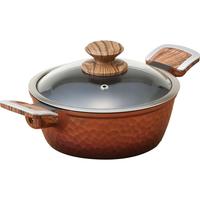 谷口金属工業 IH対応槌目両手鍋20cm 両手鍋/寸胴鍋 1個