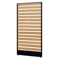 【送料込・軒先渡し】ラダーローパーテーション ナチュラルウッド 高さ1800mm幅900mm