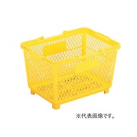 三甲 スーパー篭 大 プラハンドル イエロー 2セット メーカー品番設定なし 差し込み式キャスター 1セット(2個入)