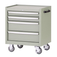 ダイシン ワークショップファニチャー ツールケースワゴン カラー:グリーン W600×D470×H706 WSTW624G 【メーカー直送/車上渡し】