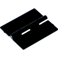 トラスコ中山 樹脂蝶番 30×20 黒 2個入 SH3020BK ヒンジ/蝶番 1袋(2枚入)