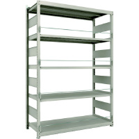 トラスコ中山 災害備蓄ラック 5段 単体 M2DS7565 軽中量棚 1台