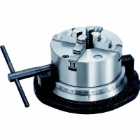 トラスコ中山 簡易縦型ロータリーテーブル 外径200mm VSR8 レベル調整治具 1台