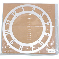 アーテック メタリック時計用アートガラス160φ 縦160x横160x厚2mm 1個 13111