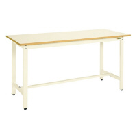 サカエ 中量作業台 KTDタイプ 耐荷重500kg メラミン天板 幅1500奥行900高さ900mm 固定式 1台 KTD503I(お客様組立て)