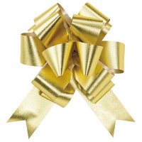 アルファ ビッグワンタッチリボン(ゴールド) TE57119GO 装飾用品(ディスプレイ用) 1個