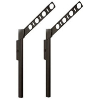 タカラ産業(株) DRY・WAVE(ドライ・ウェーブ) 腰壁用物可動式干金物 ダークブロンズ (2本で1組) SF45<BKC> SF45 雑貨/生活雑貨 1個