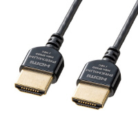 サンワサプライ プレミアムHDMIケーブル(スーパースリムタイプ) KMHD20PSS10 1本