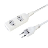 サンワサプライ 電源タップ TAP3W1N 2ピン電源タップ(24個口) 1本