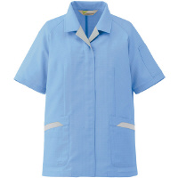 ミドリ安全 半袖スモック VELS73 ブルー 11号 VELS73UE11 作業服 1着