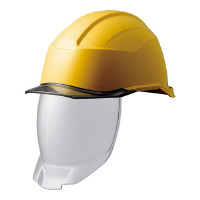 ミドリ安全 ヘルメット SC21PCLSRA3KPY/S つば付きヘルメット 1個