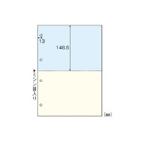 ヒサゴ マルチプリンタ帳票 A4判2面カラー
