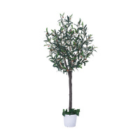 アズワン フェイクグリーン(人工樹木) H180cm オリーブ 61780331 65887384 1個