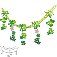 アルファ 若葉ガーランド 季節装飾