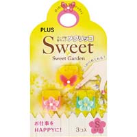 プラス メクリッコSweetスウィートガーデンS 3パック KM301SG3 S 指サック 1セット(3個入×3)