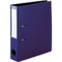 セキセイ レバー式アーチファイルA4タテ 背幅77mm ネイビーブルー FB2373NB 1セット(3冊入)