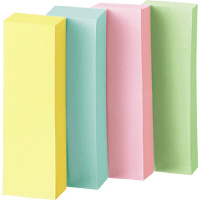 コクヨ 普通粘着 コクヨ ふせん 付箋 50×15mm パステルカラー K2
